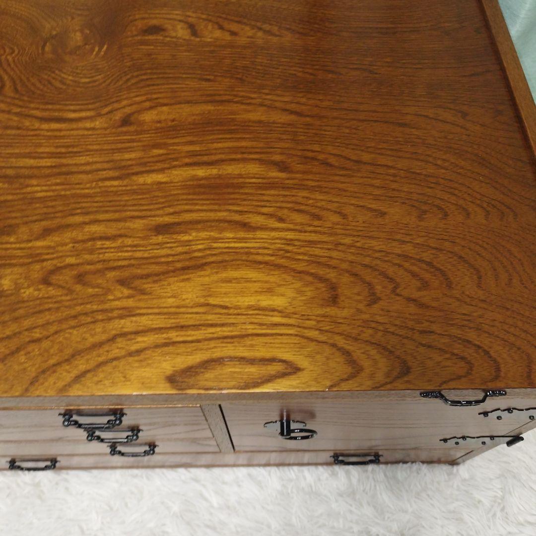 美品　レトロ　小袖机　けやき　小物入れ　箪笥