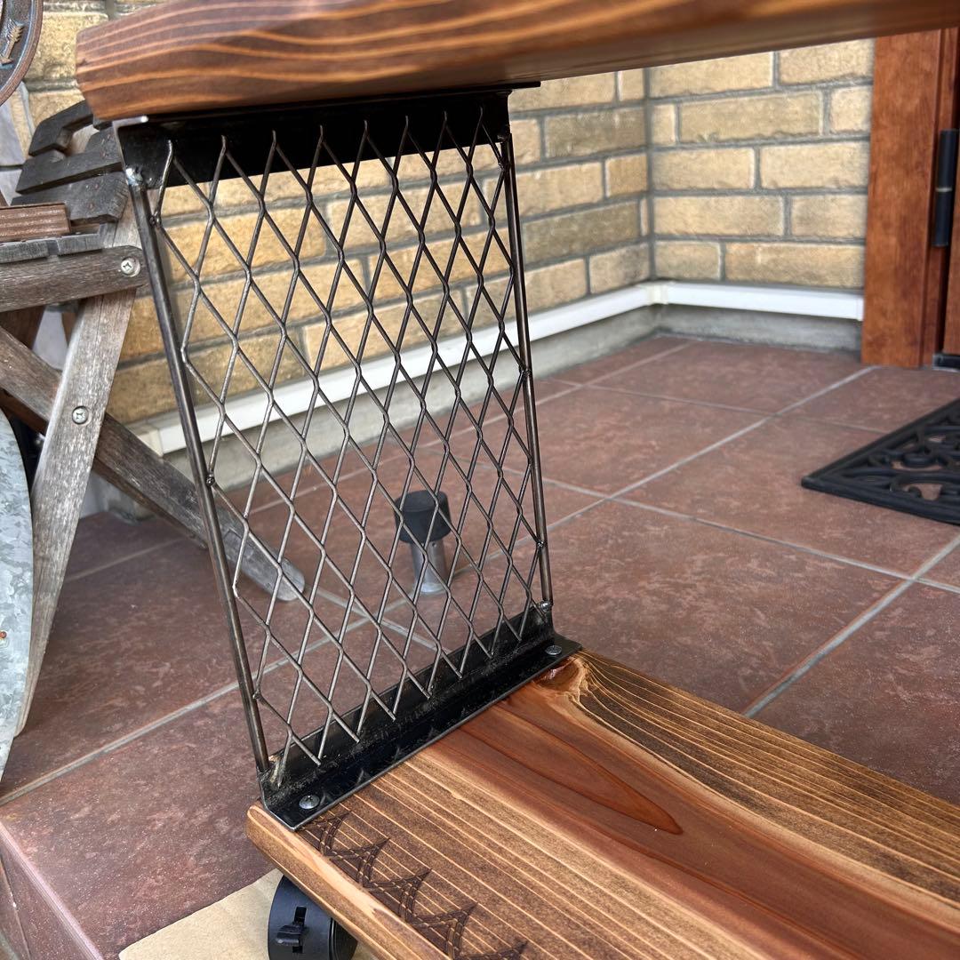 アイアンラック　2段アイアンラック　キャスター付き　シューズラック　テレビ台