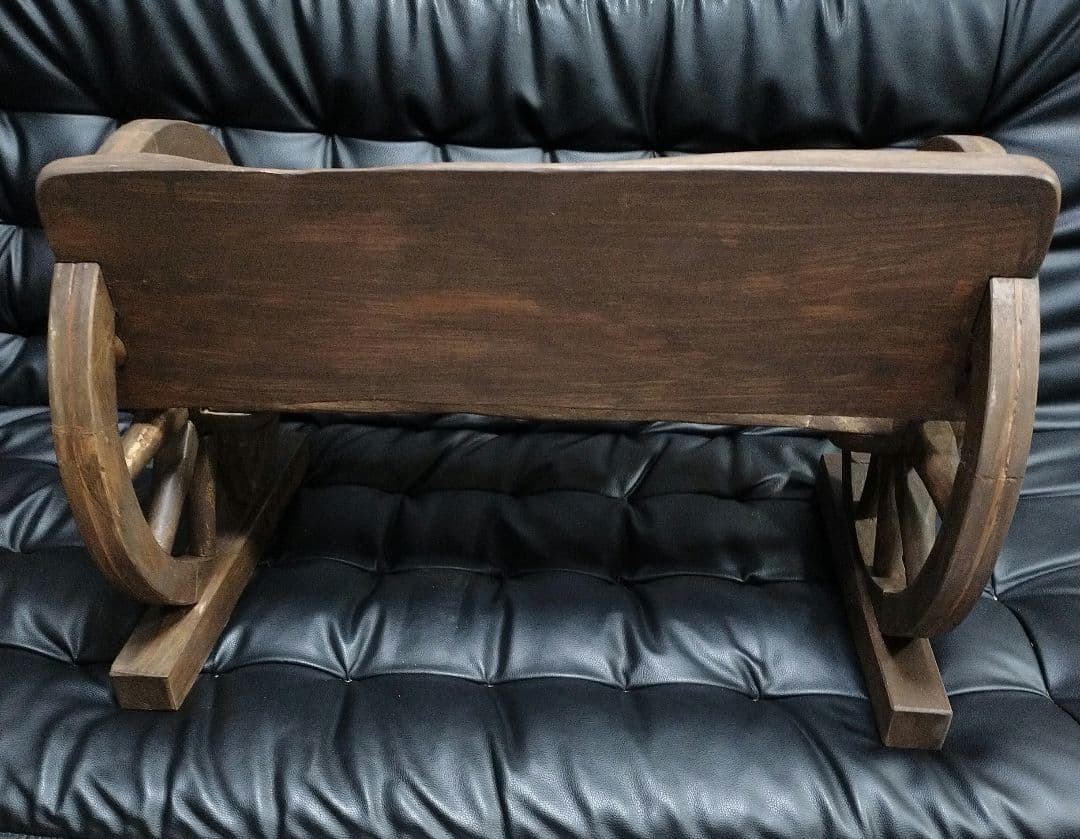 レトロ 車輪 椅子 アンティーク 古材 古道具