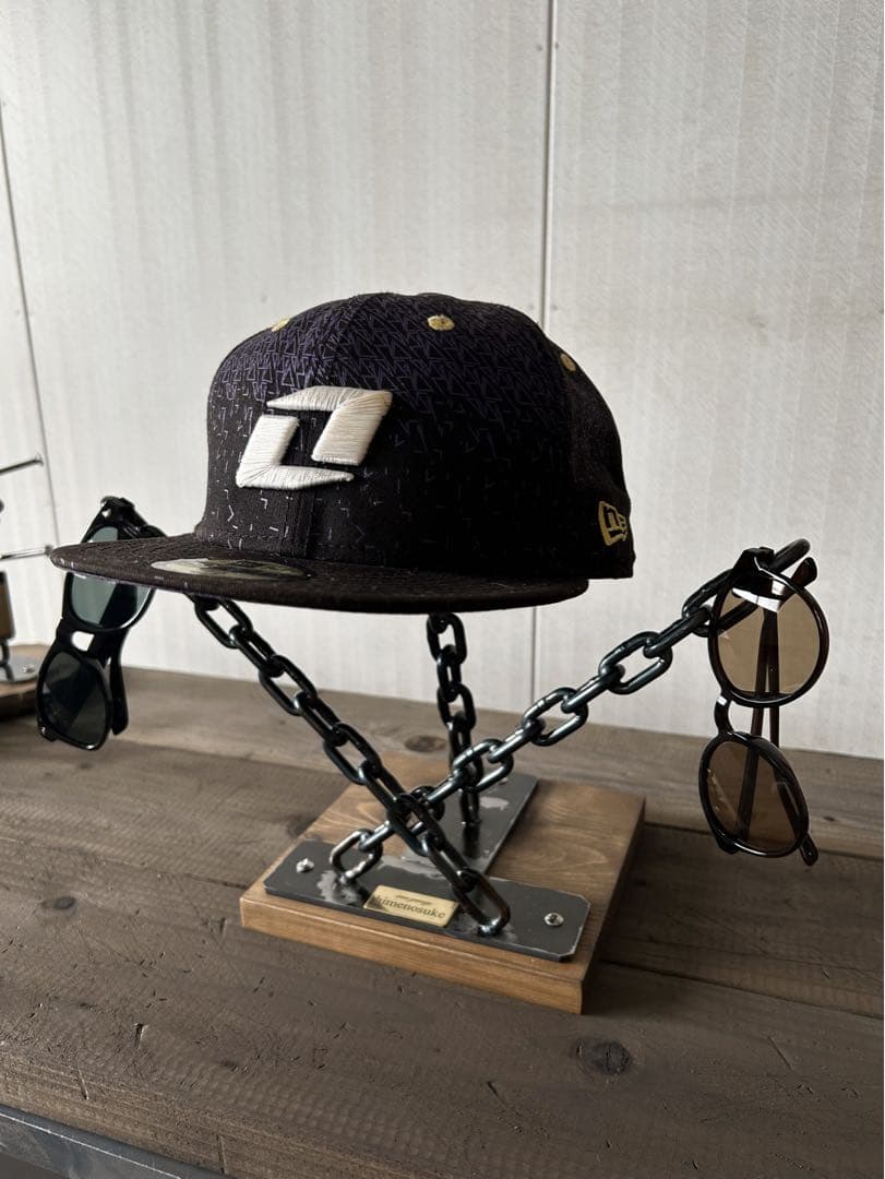 ☆送料無料☆無骨なキャップスタンド　即購入OK インテリア　アイアンラック　什器