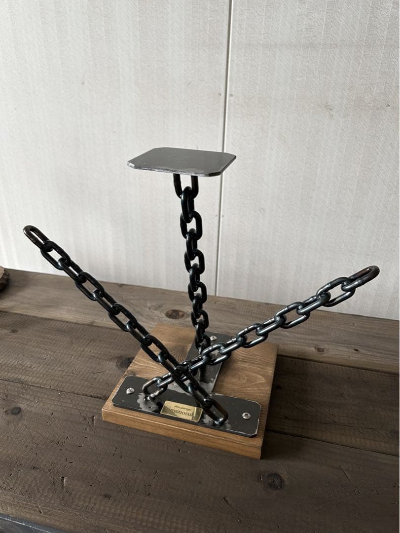 ☆送料無料☆無骨なキャップスタンド　即購入OK インテリア　アイアンラック　什器