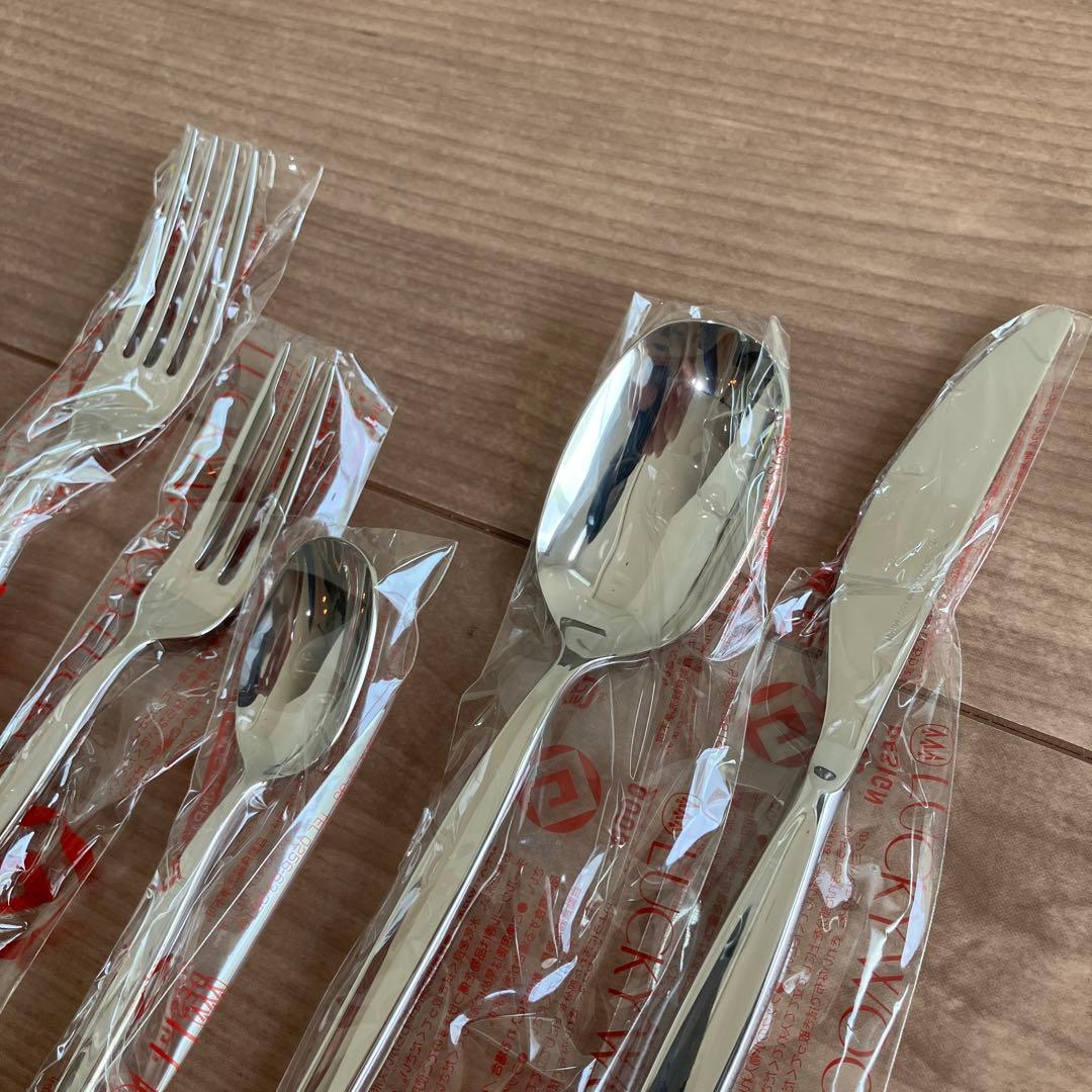 LUCKY WOOD カトラリーセット（25本・5客用）