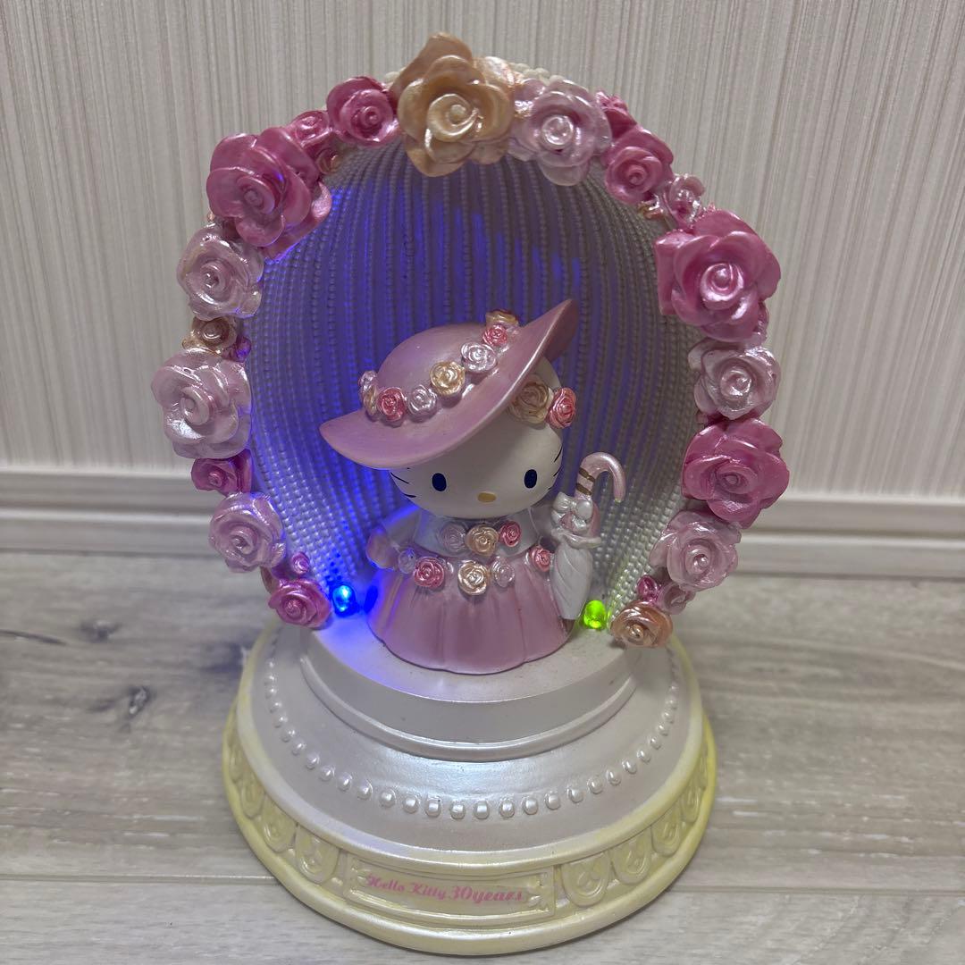 サンリオ ハローキティ 30周年記念 電子オルゴール付きライト 加藤工芸 レア