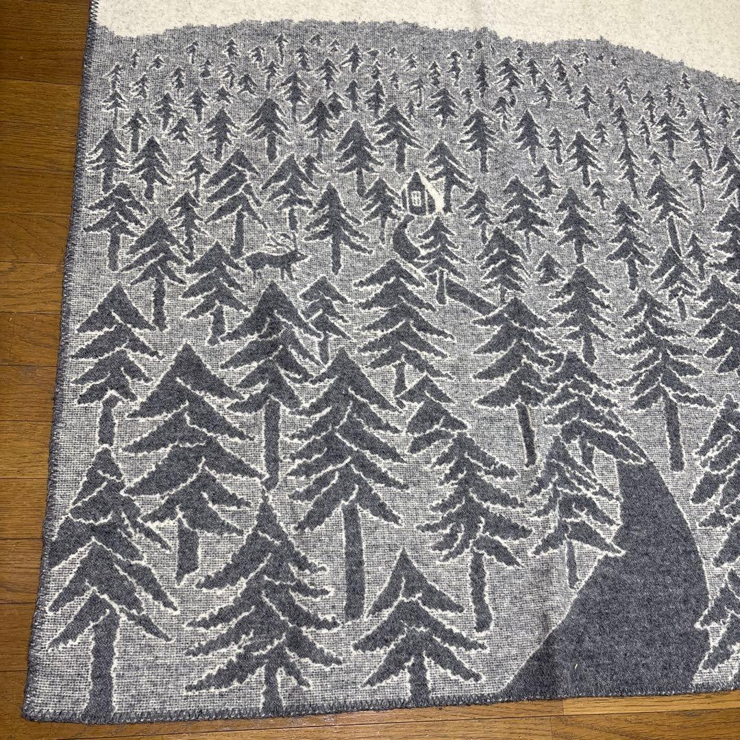 クリッパン　ハウスインザフォレスト　ミナペルホネン　ブランケット　グレー