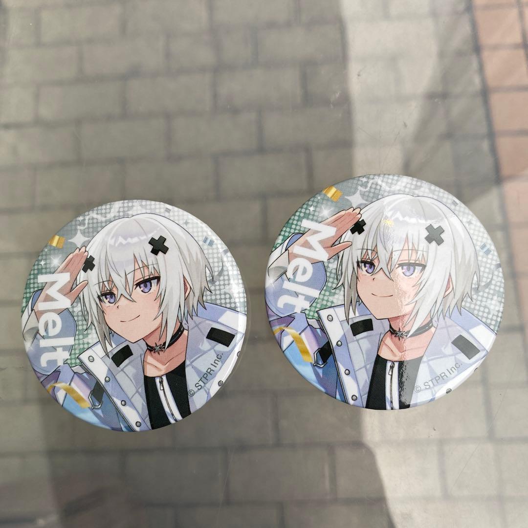 すとふぇす 缶バッジ メルトくん メルトダテンシ 2個 めておら - メルカリ