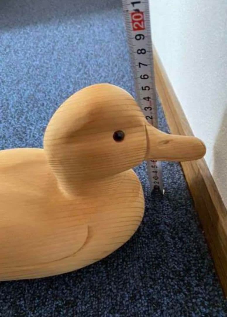 木製アヒル　デコイ　トールペイント