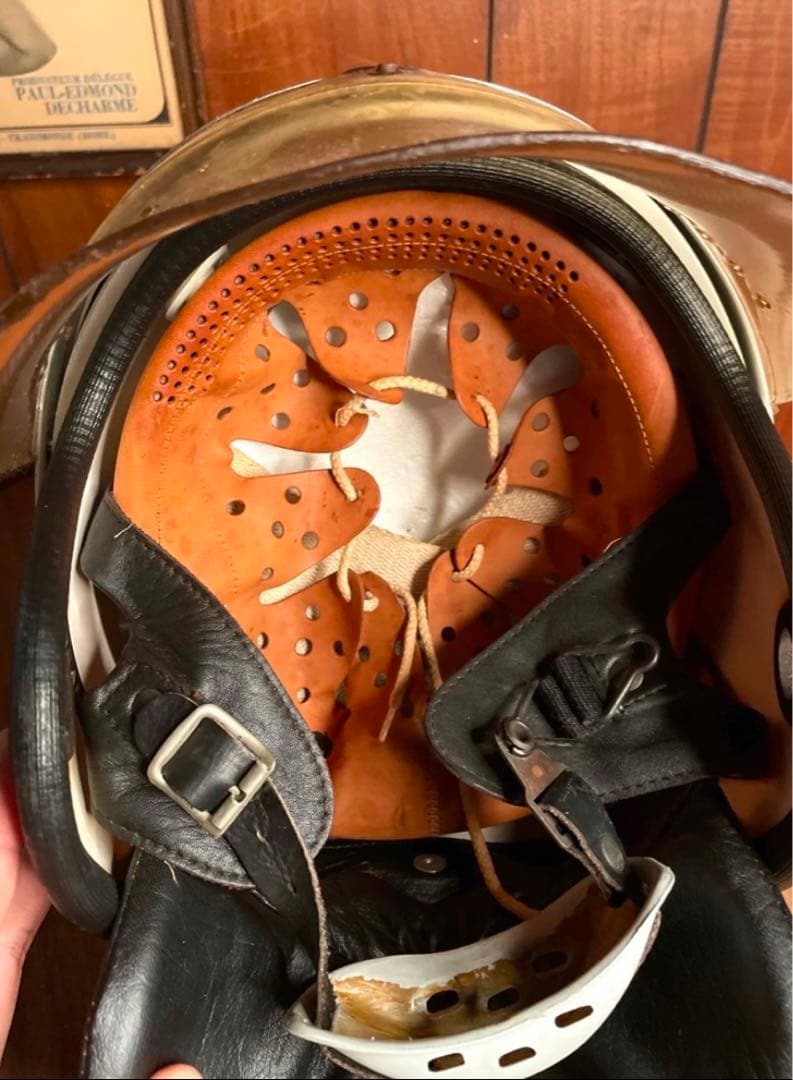 vintage 70s80s チェコスロバキア警察　ヘルメット