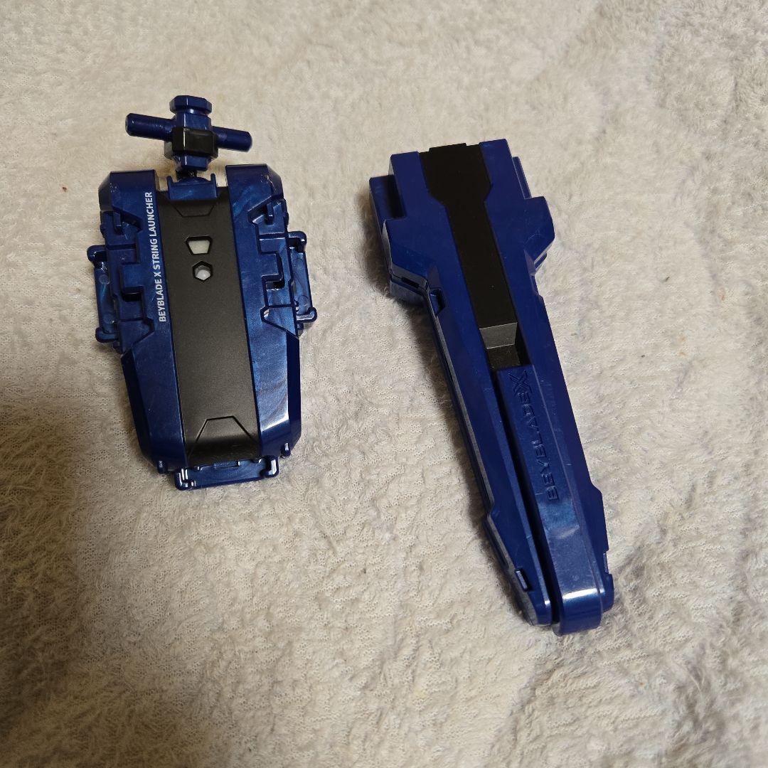 ベイブレードX ストリングランチャー グリップ 青 スタートダッシュ