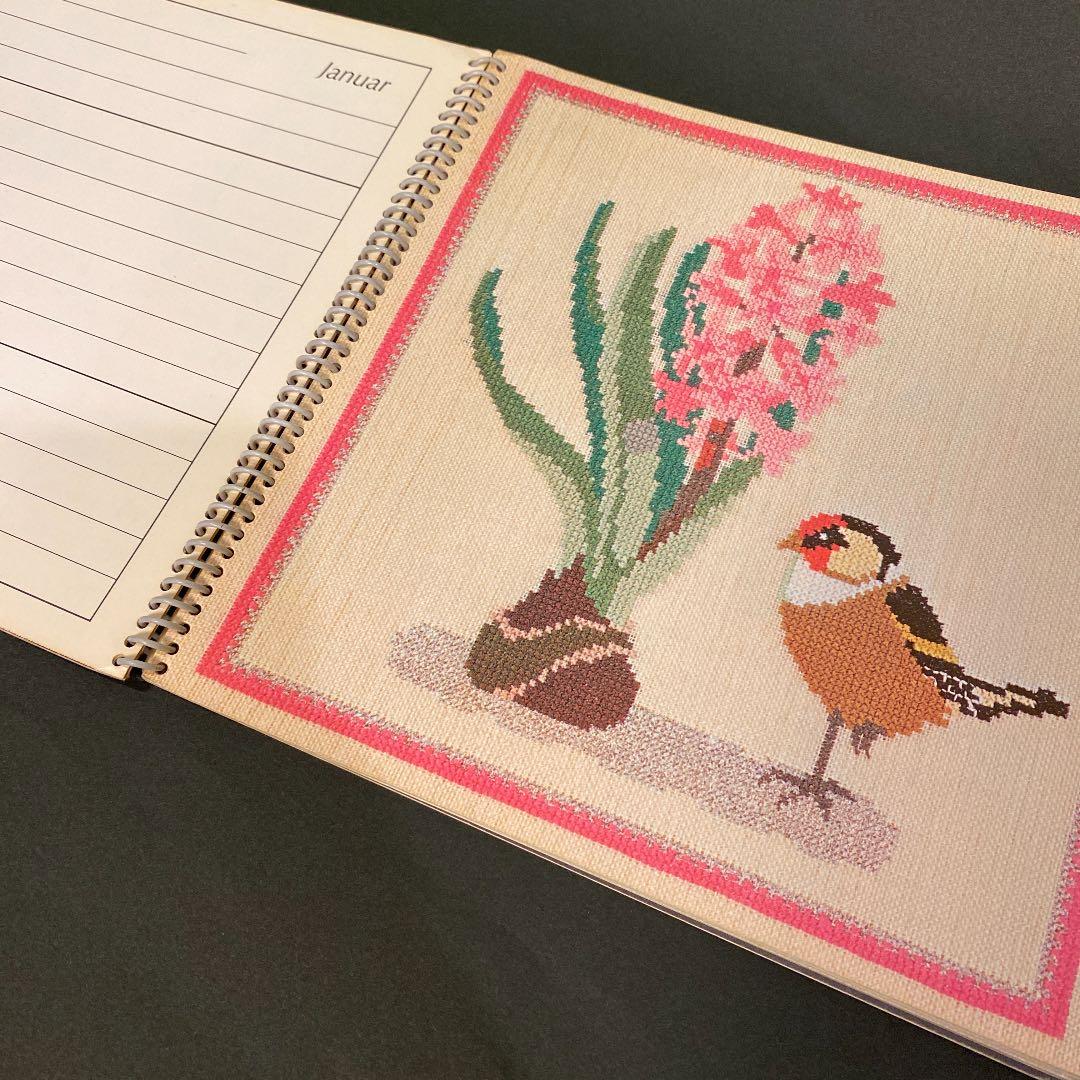 フレメカレンダー　1980 クロスステッチ　刺繍