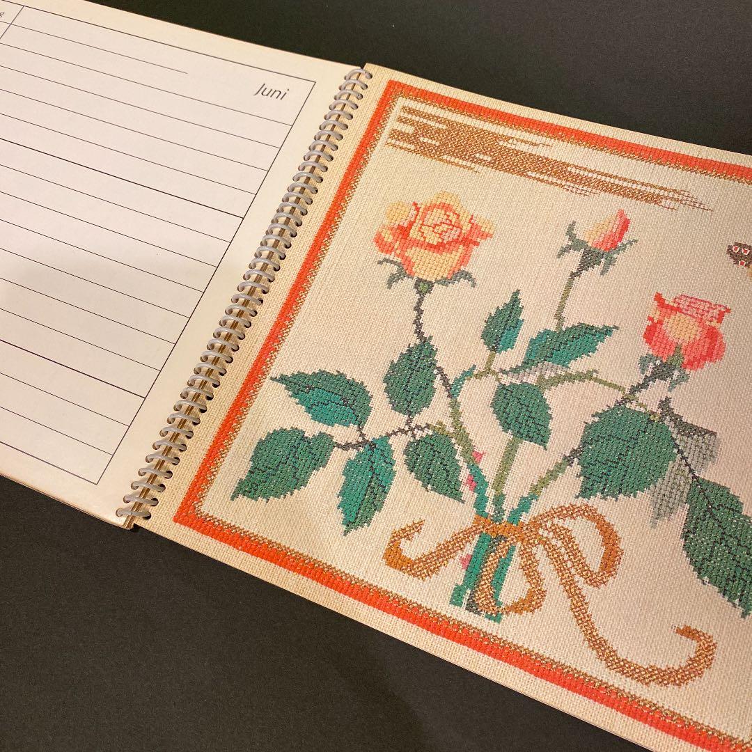 フレメカレンダー　1980 クロスステッチ　刺繍