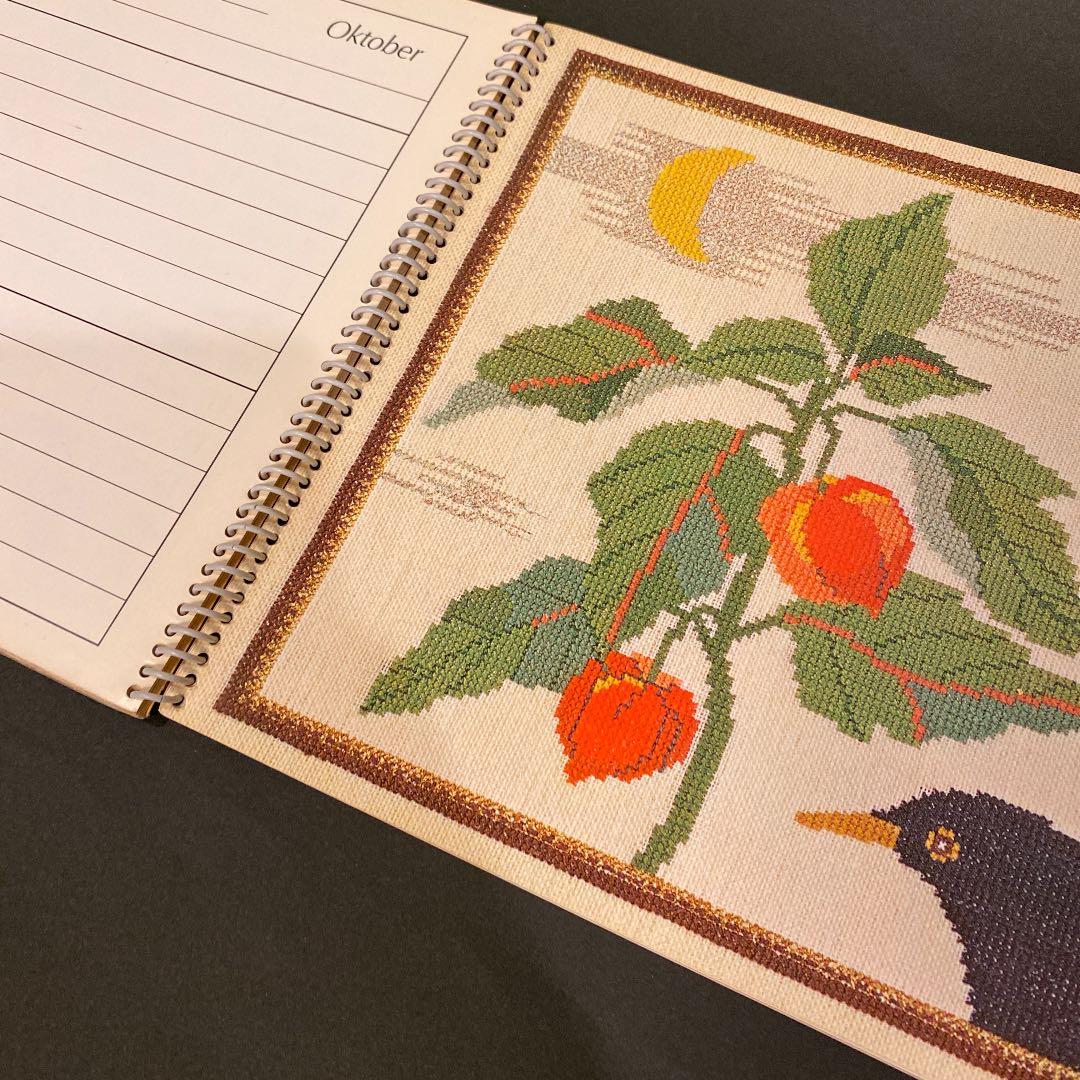 フレメカレンダー　1980 クロスステッチ　刺繍