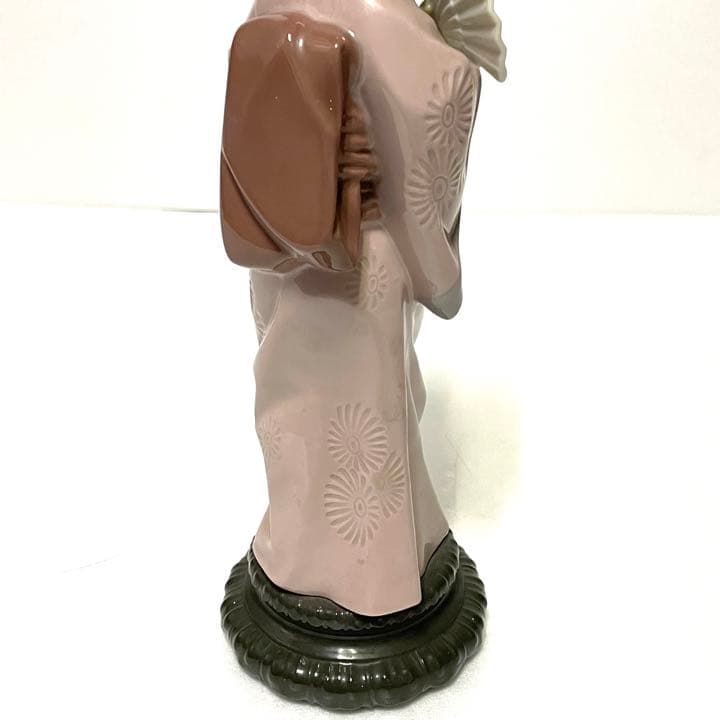 リヤドロ LLADRO 芸者 菊花扇子 日本人形 陶器人形