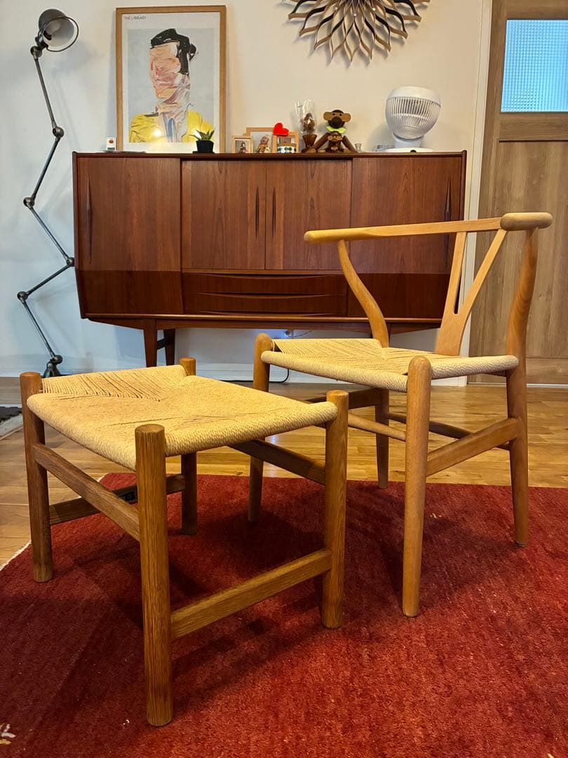 極美 希少ヴィンテージ Yチェア ビーチ材 CH24 ウェグナー オイル