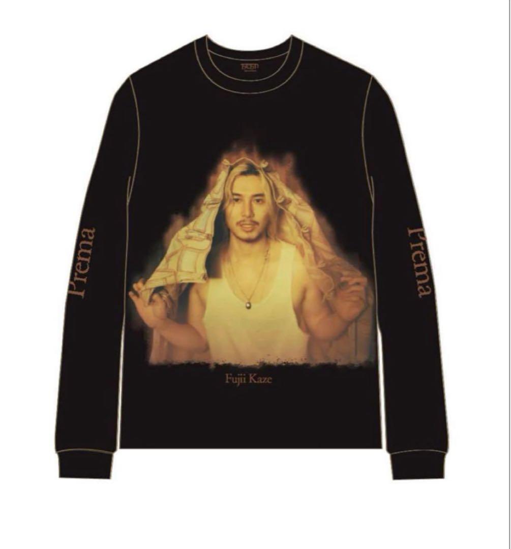 Fujii Kaze 藤井風Prema ロンTブラックMサイズ黒プレマおまけ付 - メルカリ