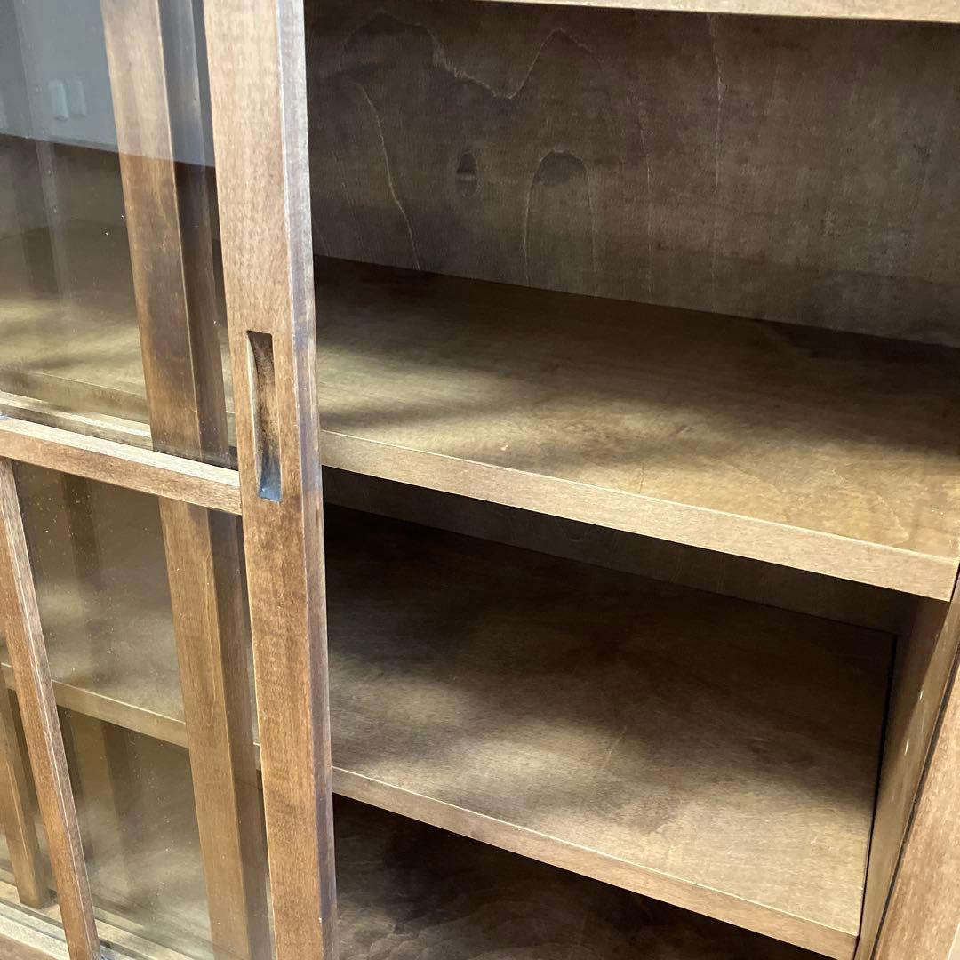 Belle Maison あたらしくて懐かしい　水屋箪笥風引戸キャビネット