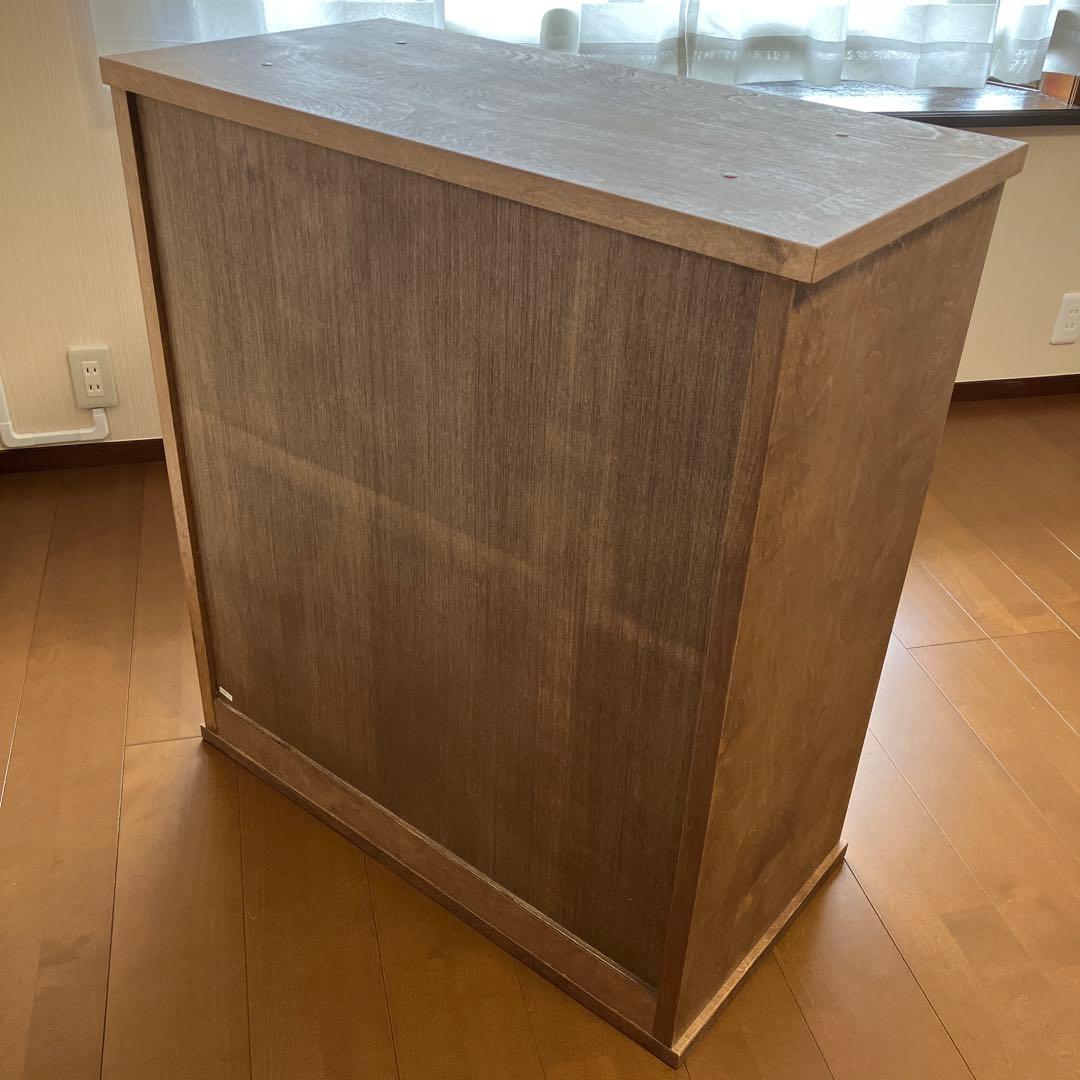 Belle Maison あたらしくて懐かしい　水屋箪笥風引戸キャビネット