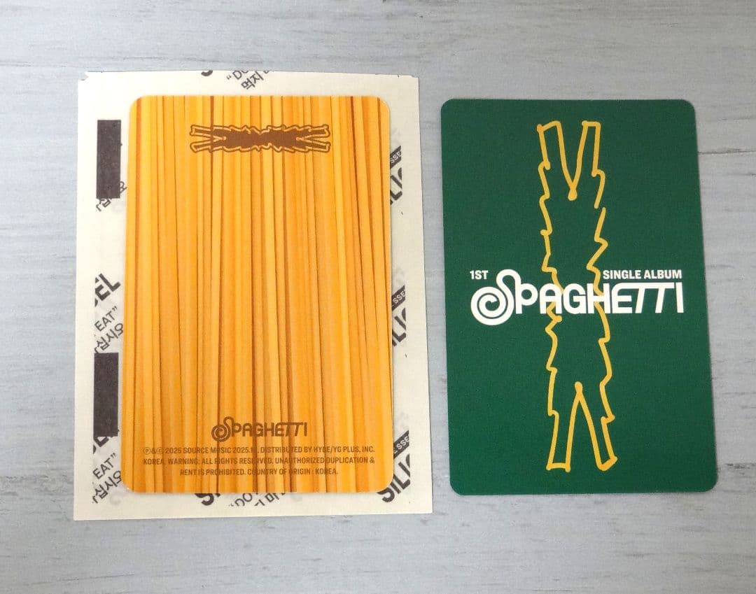 LE SSERAFIM ルセラフィム＊チェウォン SPAGHETTI 特典 封入 - メルカリ