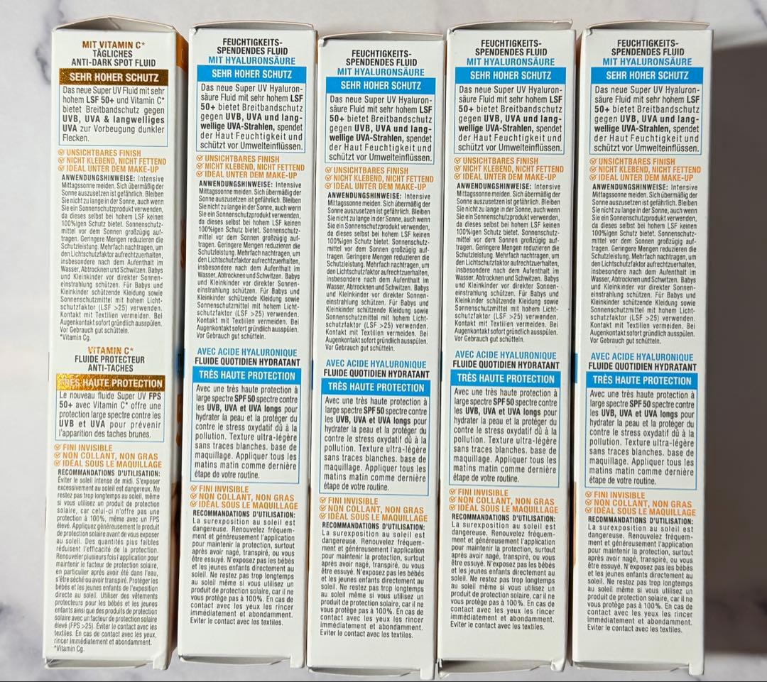 Garnier Super UV SPF50 日焼け止め 40ml 5本セット