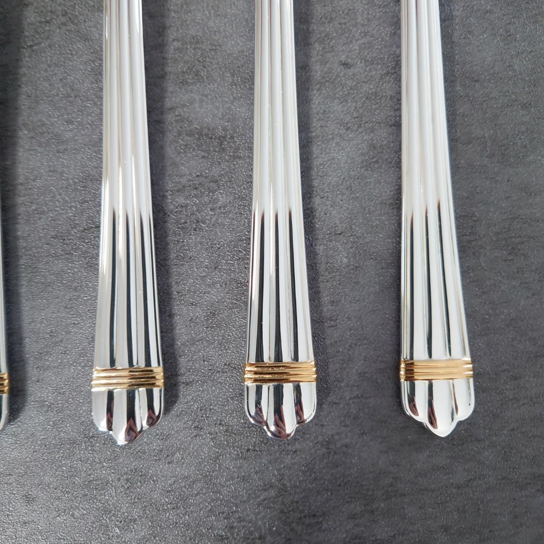 美品 クリストフル アリアゴールドリング ケーキフォーク 未開封含む 6点