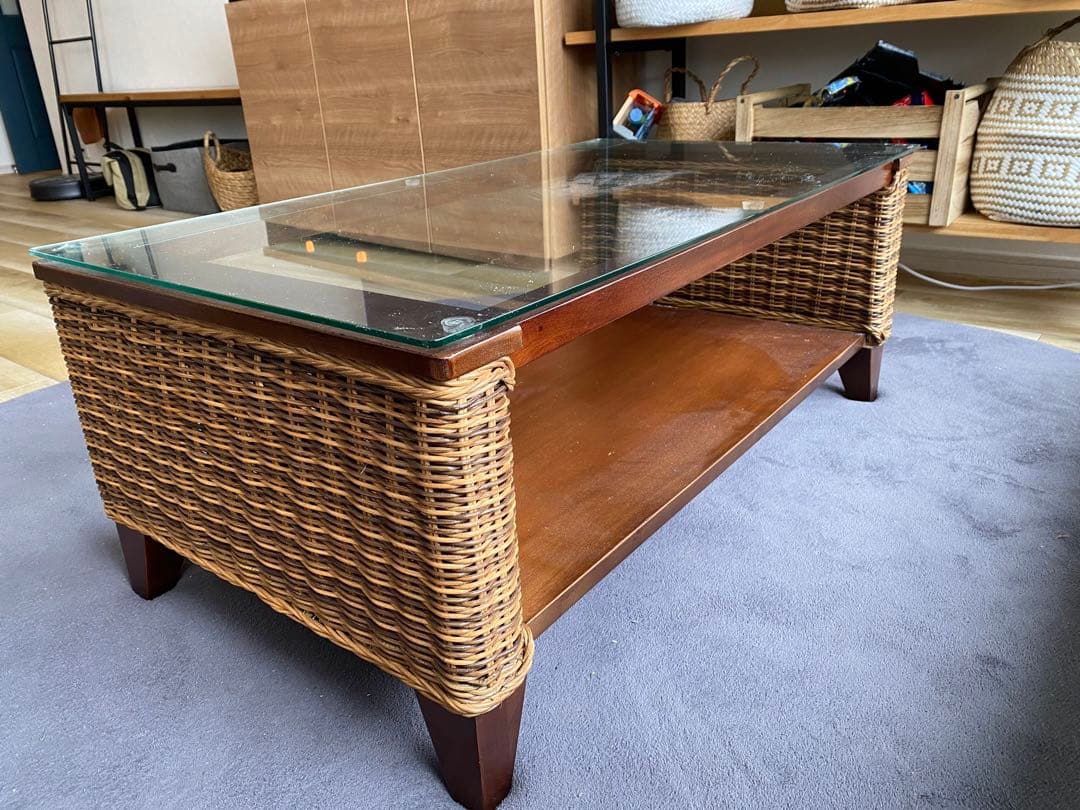 【たのメル便配送に変更！】アジアンテーブル　コーヒーテーブル　ローテーブル