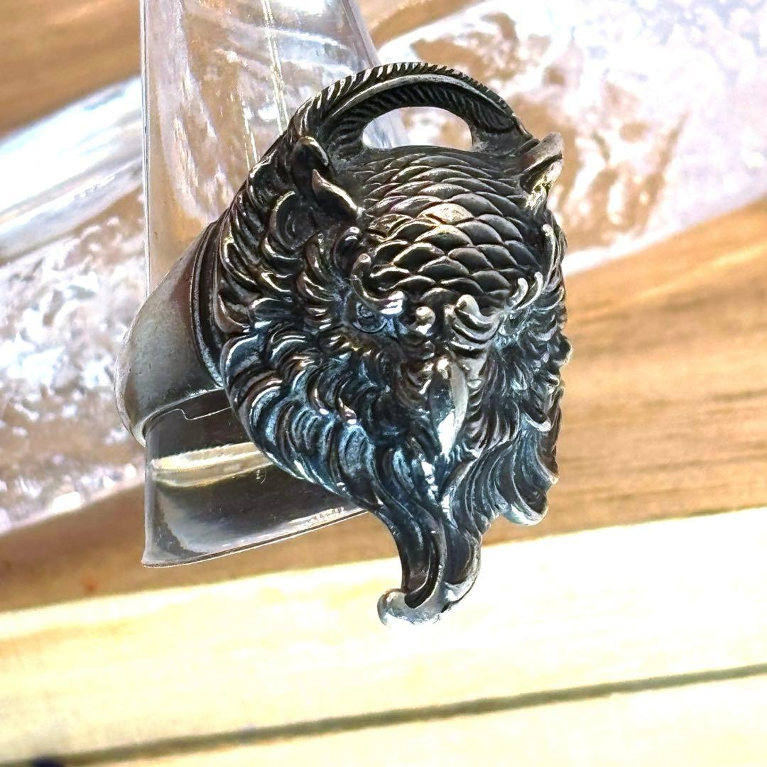 Legio Made レギオメイド ミミズク 指輪 リング　horned owl
