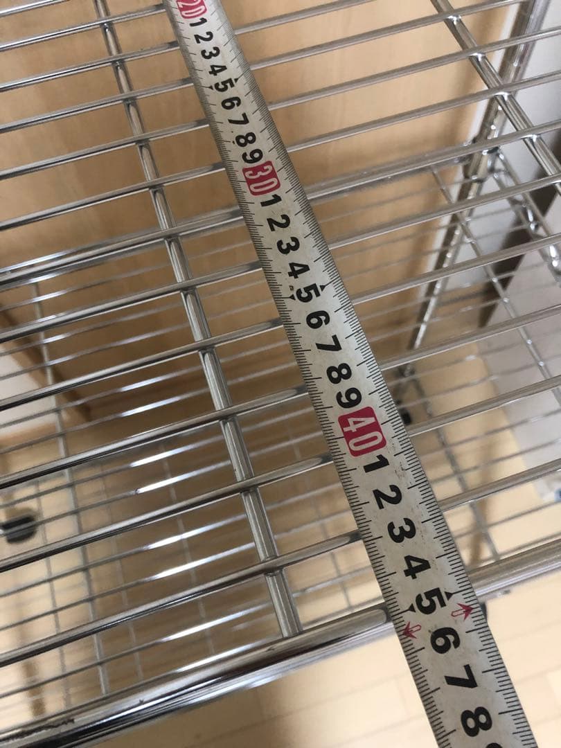 本日限定お値引‼️5段スチールラック 180cm キャスター付き