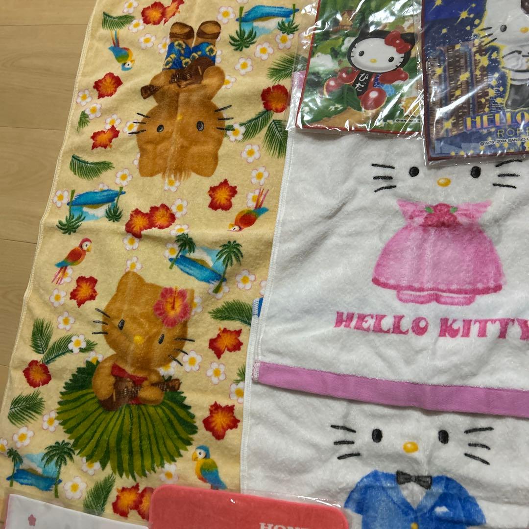 キティ 日焼け ハワイ ご当地 六本木 ハンカチ ウェディング タオル 未