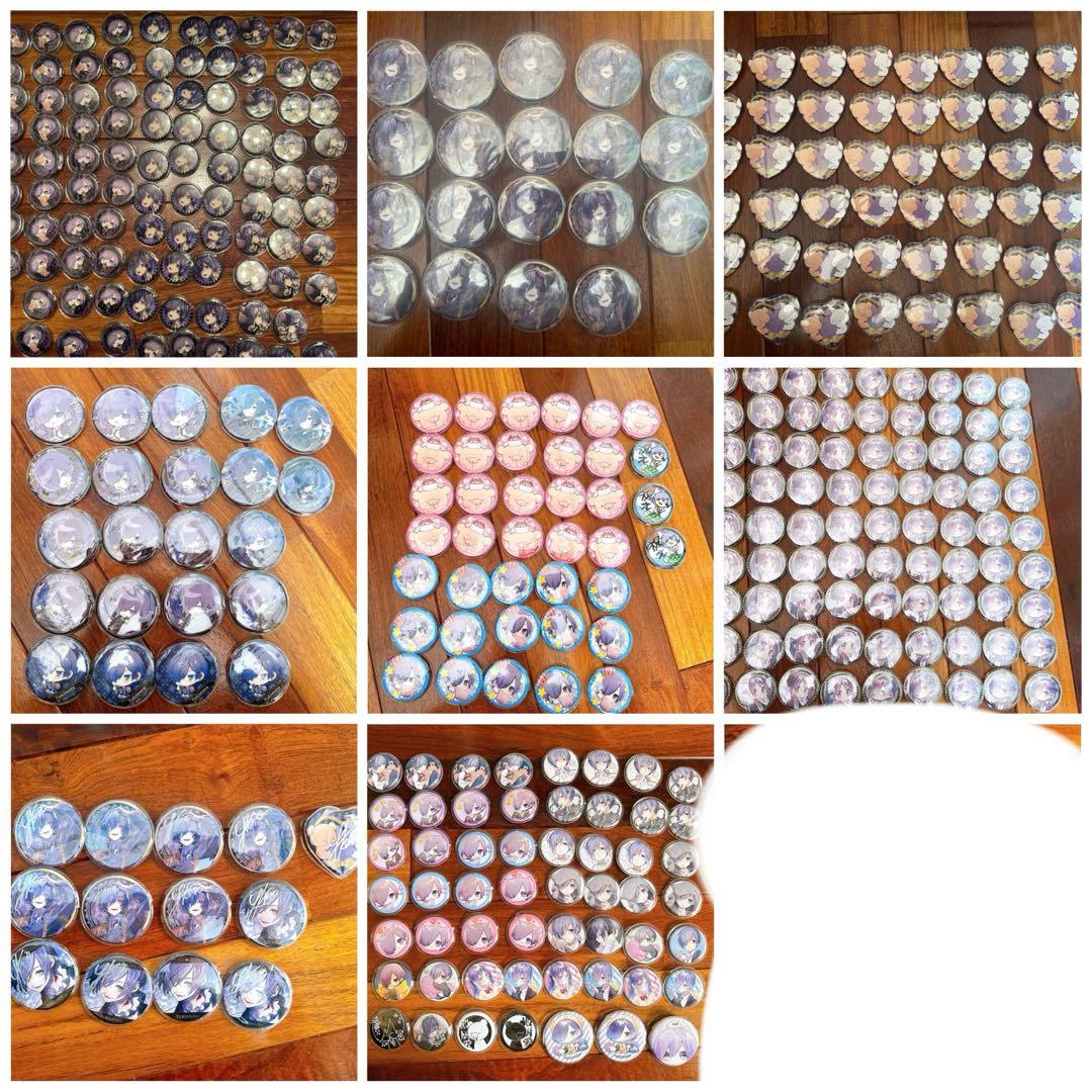 ゆきむら。 缶バッチ まとめ売 446個 - メルカリ