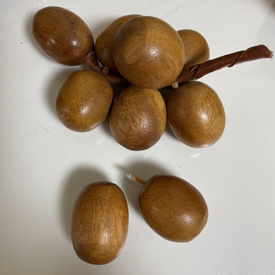 USA アンティーク　木製果物　13点　& 木製お皿