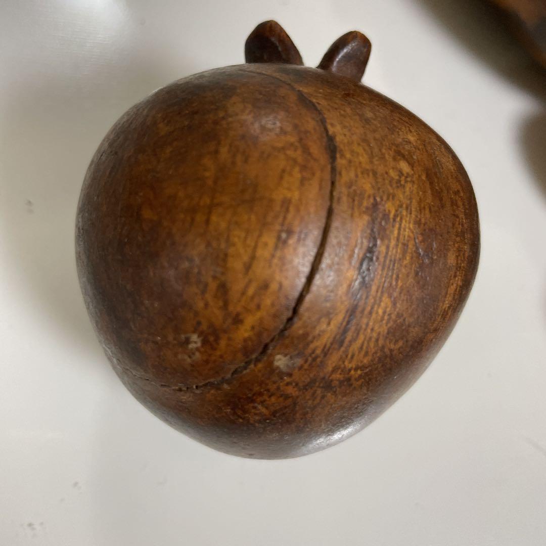 USA アンティーク　木製果物　13点　& 木製お皿
