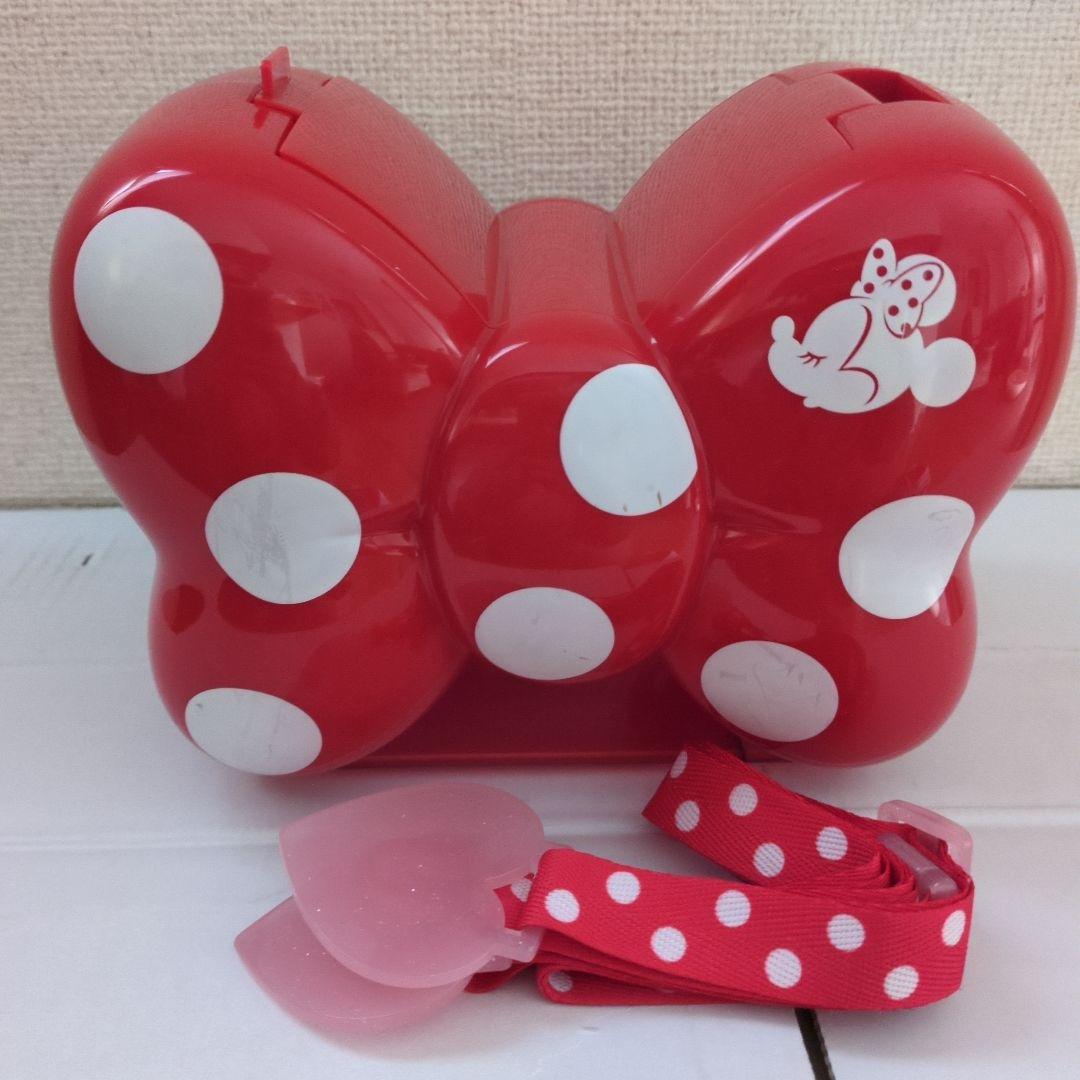 ディズニー ポップコーンバケット リボン 赤 水玉 ミニーちゃん - メルカリ
