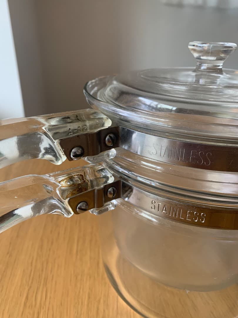 オールドパイレックス ダブルボイラー Pyrex ヴィンテージ - メルカリ