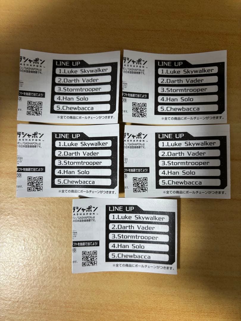 スターウォーズ セレブレーション 会場限定 ブリスターチャーム 全種コンプリート