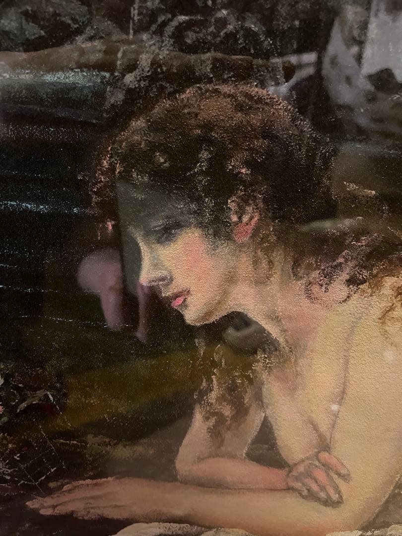 aqua蔵出し　模写　無名　裸女　油絵　山本芳翠《裸婦》？