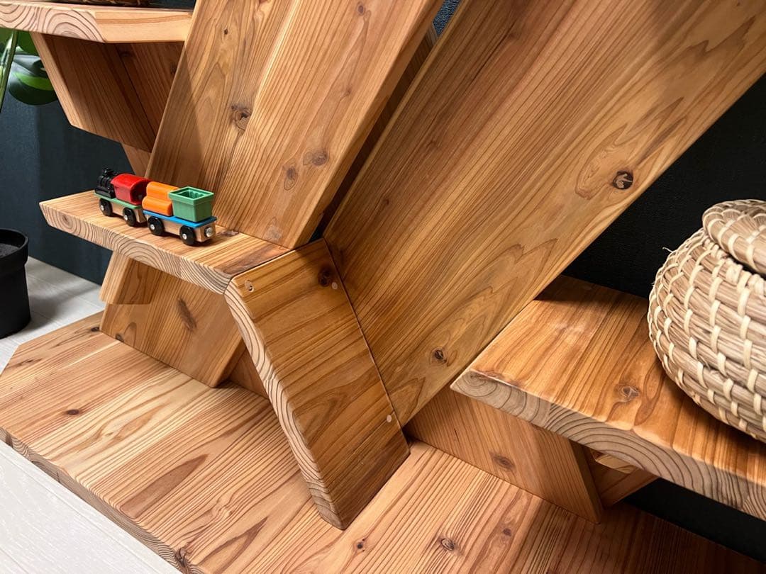 【在庫整理】 シェルフ アガベ 杉 90cm 30cm 105cm