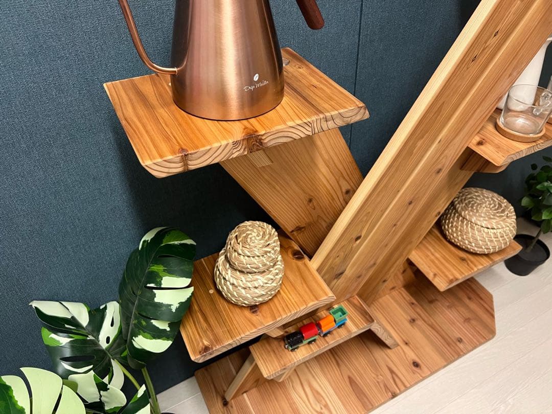 【在庫整理】 シェルフ アガベ 杉 90cm 30cm 105cm