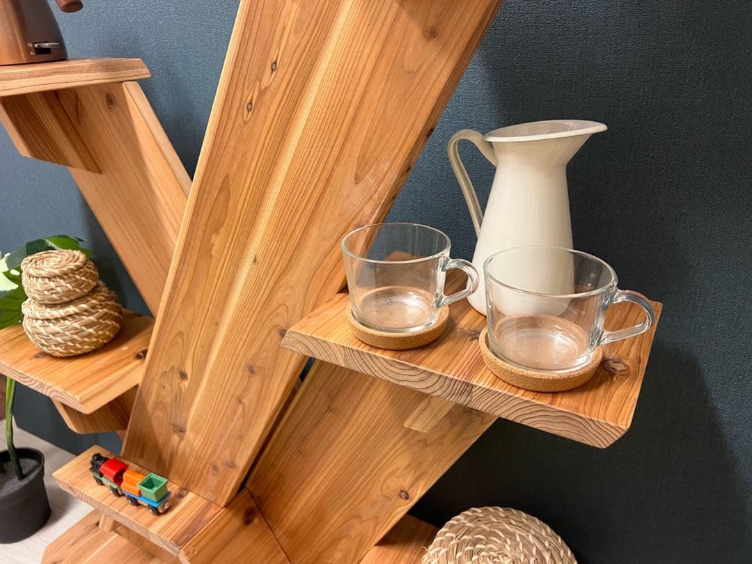 【在庫整理】 シェルフ アガベ 杉 90cm 30cm 105cm