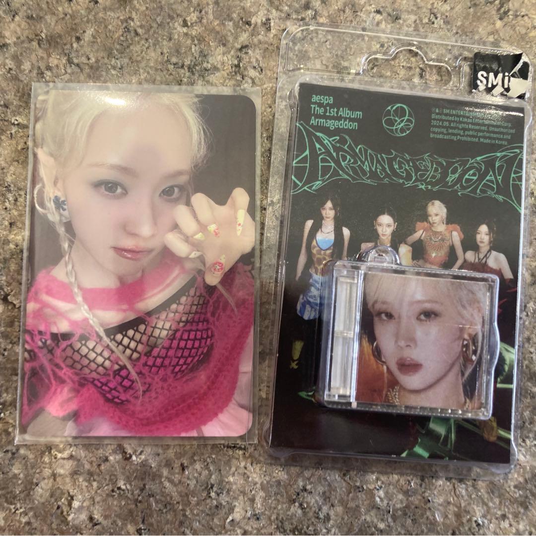 aespa Armageddon smini ウィンター トレカ 本体 セット - メルカリ