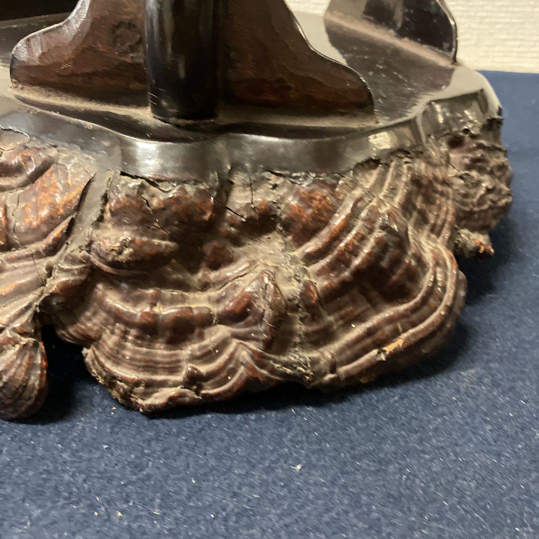 漆器　猿のこしかけの盛器