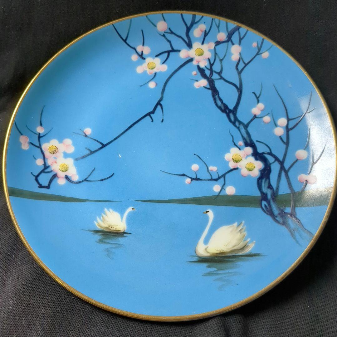 お値下げ オールドノリタケ 白鳥 絵皿 - メルカリ