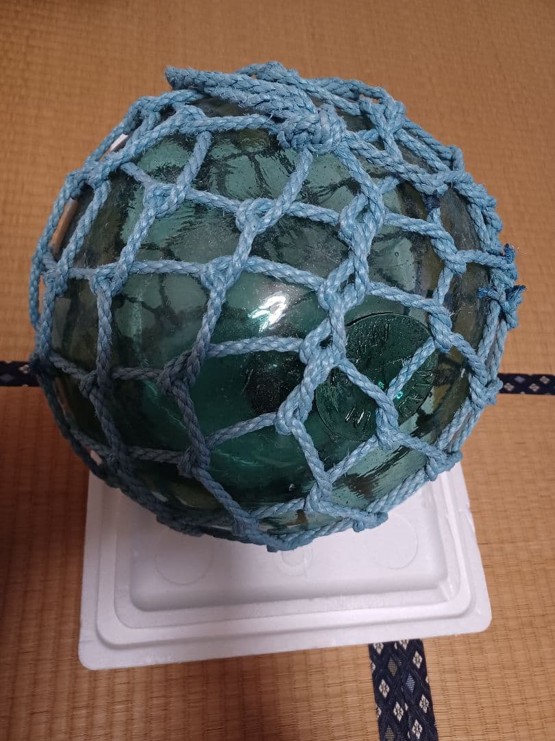 ガラス浮き玉　刻印あり