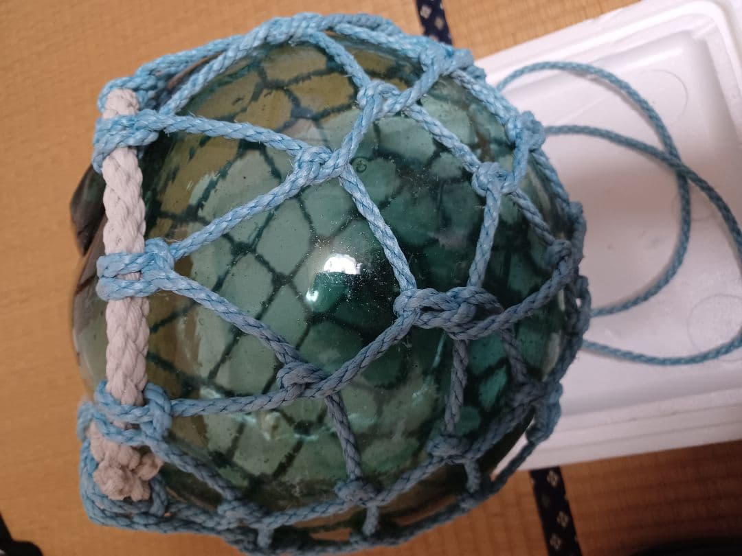 ガラス浮き玉　刻印あり