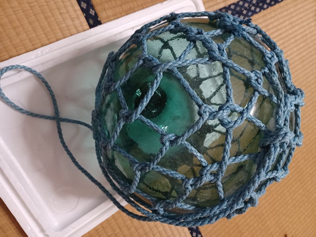 ガラス浮き玉　刻印あり