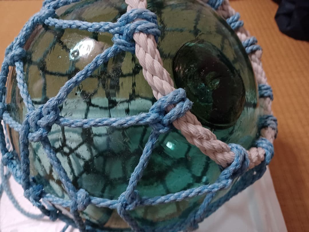 ガラス浮き玉　刻印あり