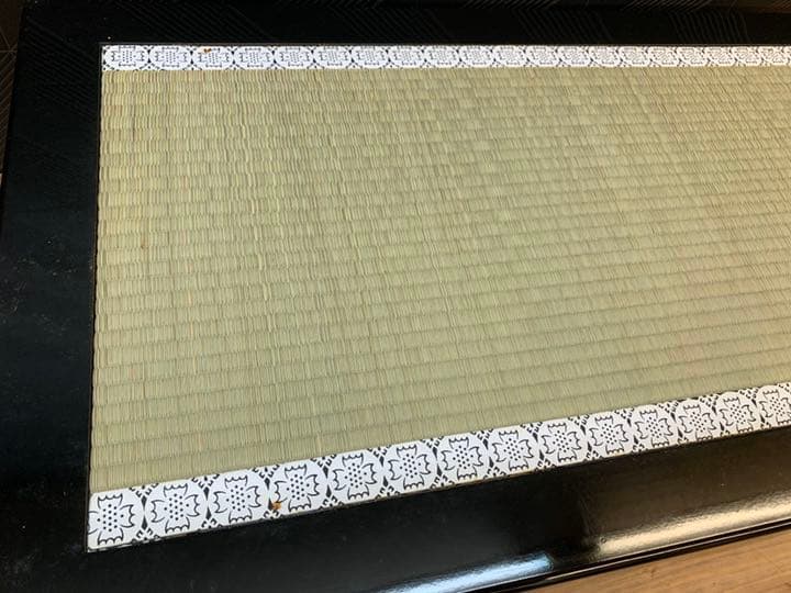 85 金箔山水　高床台　飾り台　台　五月人形