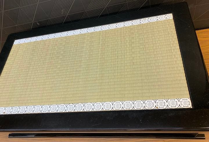 85 金箔山水　高床台　飾り台　台　五月人形