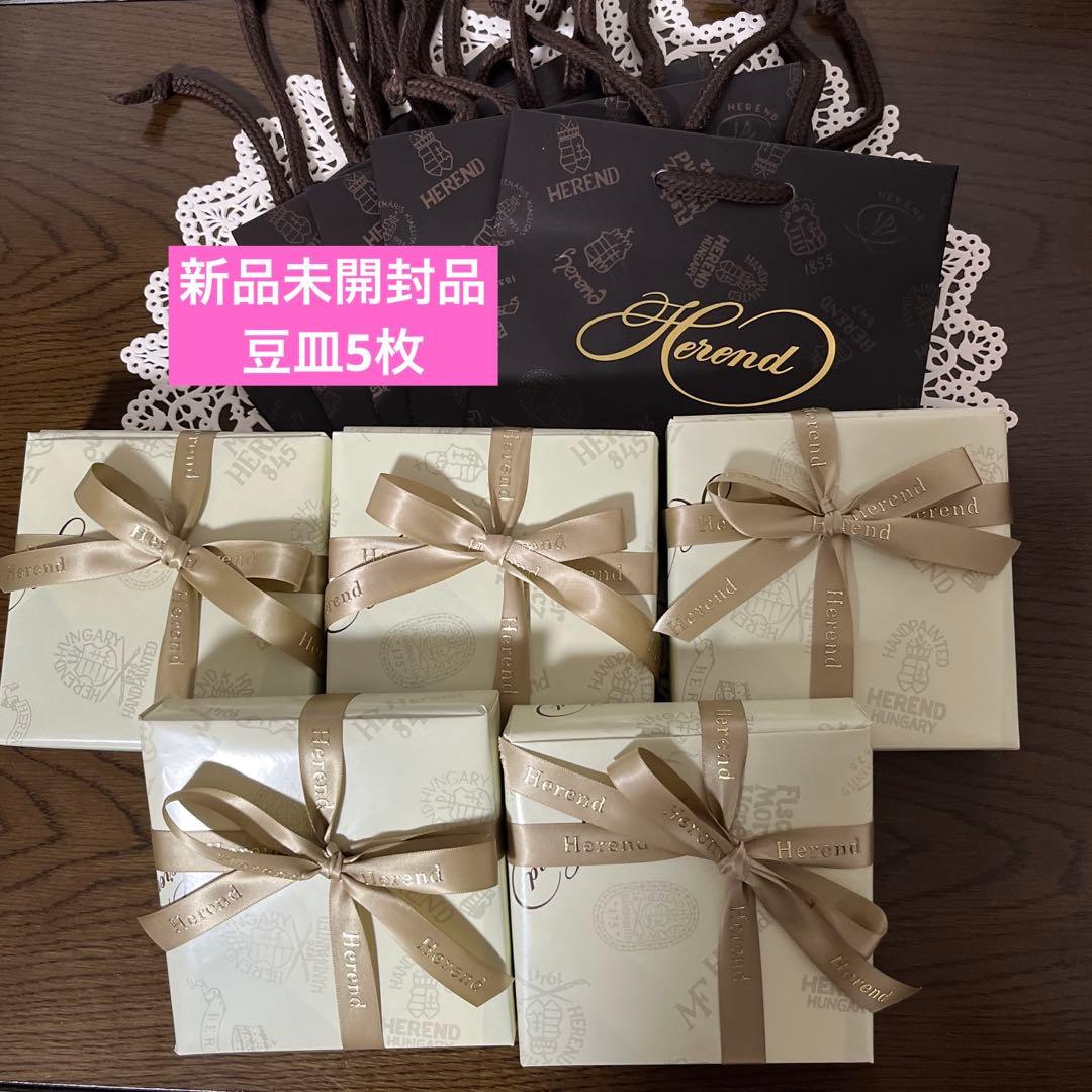 shimami403　 ［新品・未開封］ウィーンの薔薇ピンク 豆皿5枚