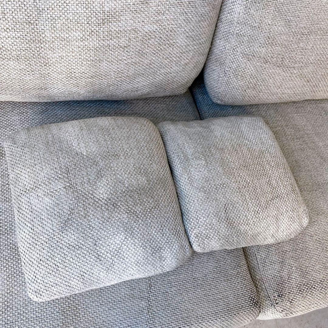 取付無料！カンディハウス クォード 右アーム北欧風ナチュラルファブリックソファ✨