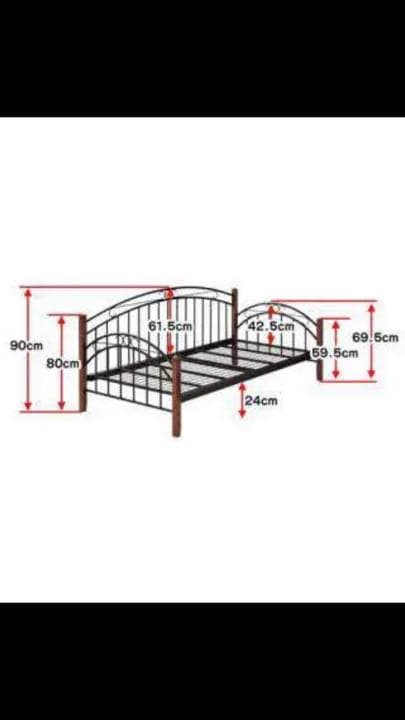 【美品】シングルベッド (マットレスなし) 値下げします！