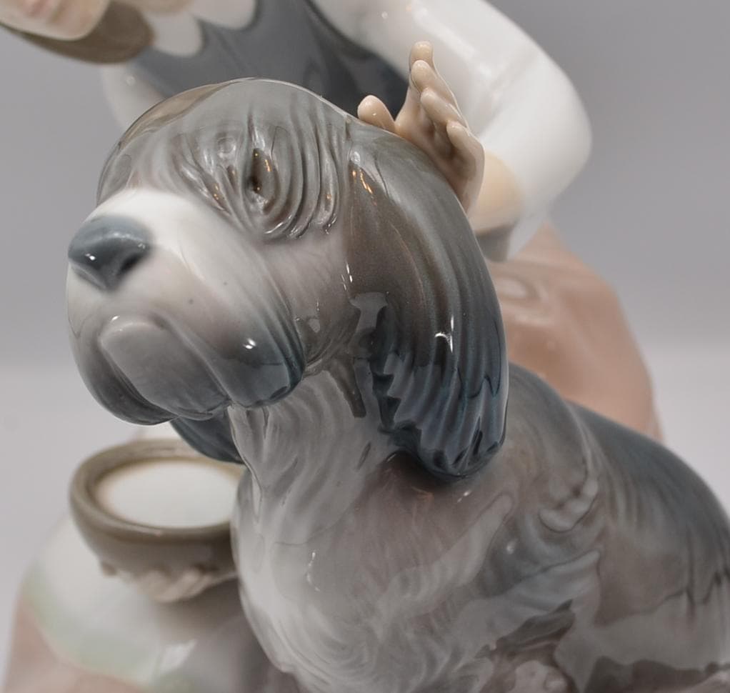 食事の時間　＃1334　★リヤドロ　スペイン　光沢仕上　ポーセリン　ヴィンテージ